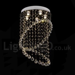5 luzes modernas de cristal pingente de teto luz lustre interno iluminação lâmpadas luminárias