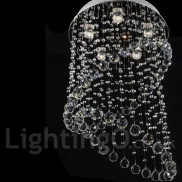 5 luzes modernas de cristal pingente de teto luz lustre interno iluminação lâmpadas luminárias
