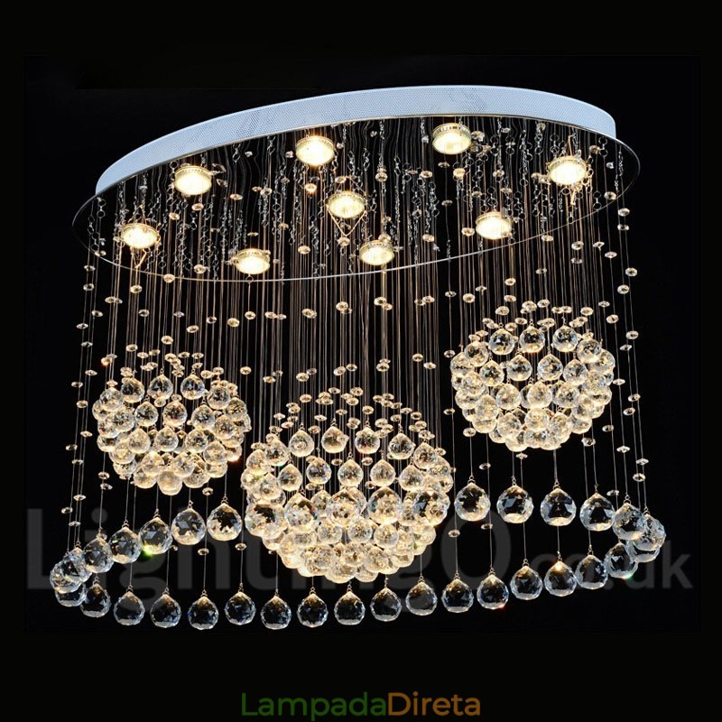 9 luzes modernas de cristal pingente de teto luz lustre interno iluminação lâmpadas luminárias