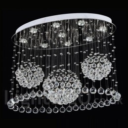 9 luzes modernas de cristal pingente de teto luz lustre interno iluminação lâmpadas luminárias