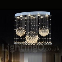 9 luzes modernas de cristal pingente de teto luz lustre interno iluminação lâmpadas luminárias