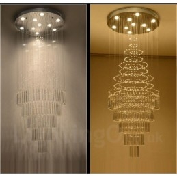 10 luzes modernas de cristal pingente de teto luz lustre interno iluminação lâmpadas luminárias