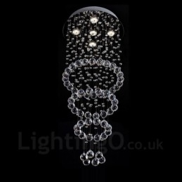 5 luzes modernas de cristal pingente de teto luz lustre interno lâmpadas de iluminação luminárias