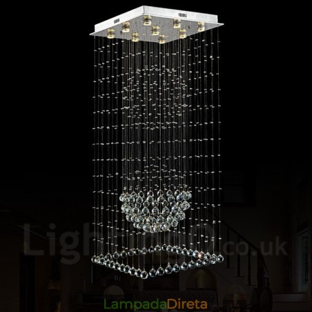 9 luzes modernas de cristal pingente de teto luz lustre interno iluminação lâmpadas luminárias 9 luzes modernas de cristal pingente de teto luz lustre interno iluminação lâmpadas luminárias