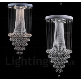 9 luzes modernas de cristal pingente de teto luz lustre interno iluminação lâmpadas luminárias