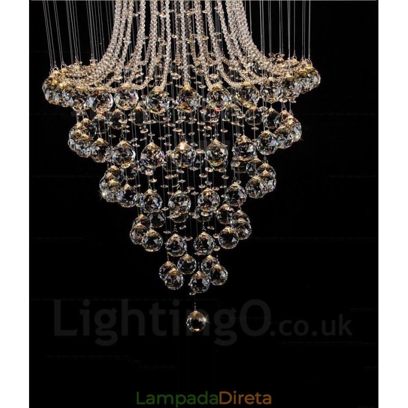 9 luzes modernas de cristal pingente de teto luz lustre interno iluminação lâmpadas luminárias