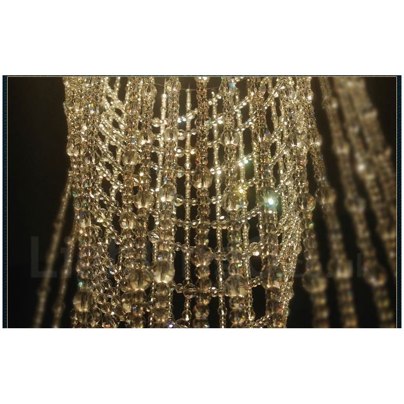 9 luzes modernas de cristal pingente de teto luz lustre interno iluminação lâmpadas luminárias