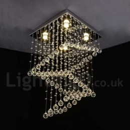 4 luzes modernas de cristal pingente de teto luz lustre interno iluminação lâmpadas luminárias