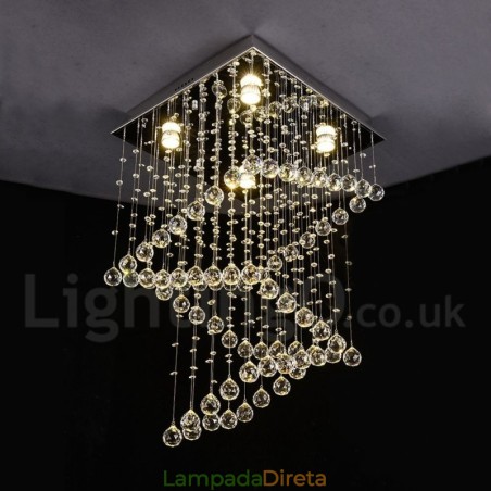 4 luzes modernas de cristal pingente de teto luz lustre interno iluminação lâmpadas luminárias 4 luzes modernas de cristal pingente de teto luz lustre interno iluminação lâmpadas luminárias
