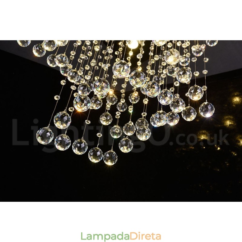 4 luzes modernas de cristal pingente de teto luz lustre interno iluminação lâmpadas luminárias