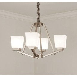 4 luzes cromadas pendentes luz interior lustre moderno casa pendurado iluminação lâmpadas luminárias com tons de vidro