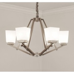 6 luzes cromadas pendentes luz interior lustre moderno casa pendurado iluminação lâmpadas luminárias com tons de vidro