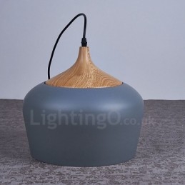 1 Luz Moderna Contemporânea Pendente Luminária Pendente com Sombra Branca Vermelha Azul