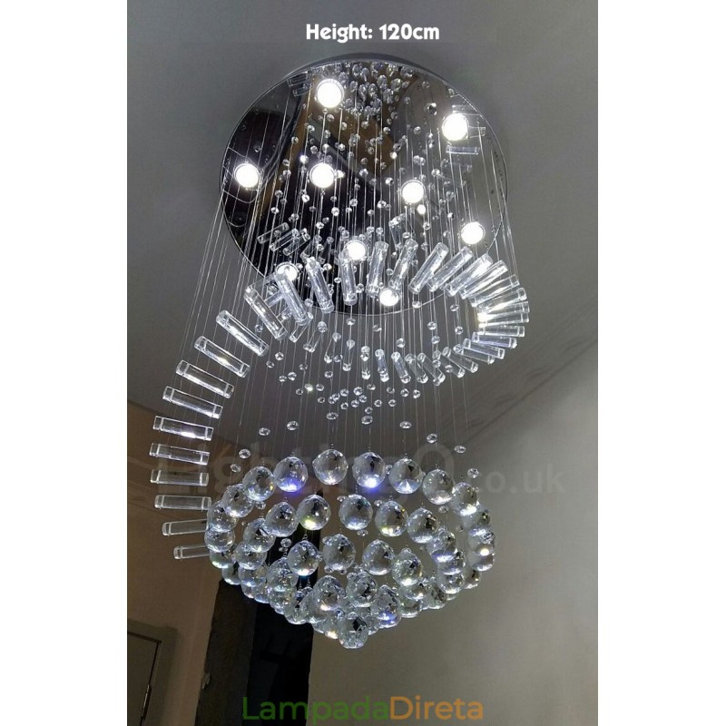 9 luzes modernas k9 cristal teto pingente luz interior lustre iluminação lâmpadas luminárias