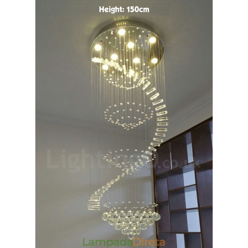 9 luzes modernas k9 cristal teto pingente luz interior lustre iluminação lâmpadas luminárias