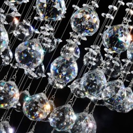 15 Luzes Modernas K9 Cristal Teto Pendente Luz Interior Lustre Iluminação Lâmpadas Luminárias