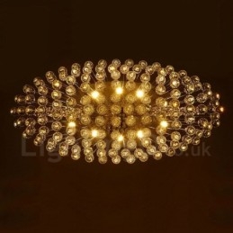 10 Luzes Modernas K9 Cristal Teto Pendente Luz Interior Lustre Iluminação Lâmpadas Luminárias