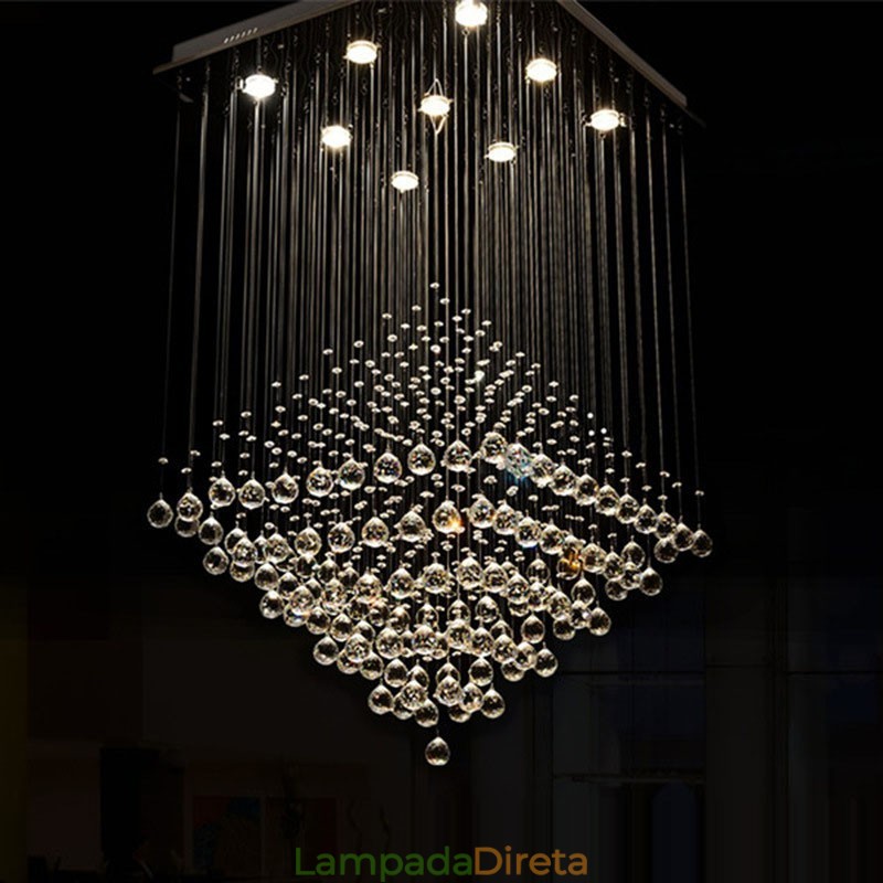 9 luzes modernas k9 cristal teto pingente luz interior lustre iluminação lâmpadas luminárias