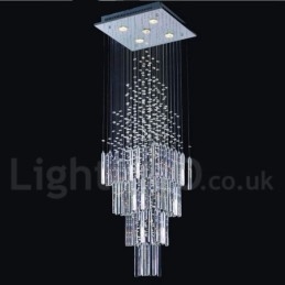 5 luzes modernas k9 cristal teto pingente luz interior lustre iluminação lâmpadas luminárias