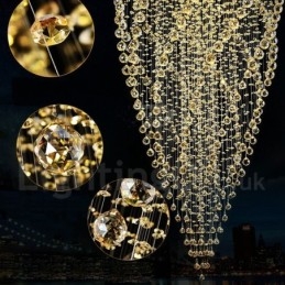 15 Luzes Modernas K9 Cristal Teto Pendente Luz Interior Lustre Iluminação Lâmpadas Luminárias