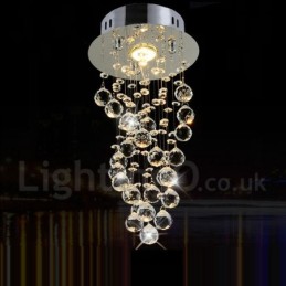 1 Luz Moderna K9 Cristal Teto Pendente Luz Interior Lustre Iluminação Lâmpadas Luminárias