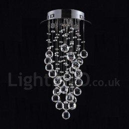 1 Luz Moderna K9 Cristal Teto Pendente Luz Interior Lustre Iluminação Lâmpadas Luminárias