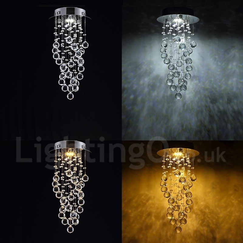 1 Luz Moderna K9 Cristal Teto Pendente Luz Interior Lustre Iluminação Lâmpadas Luminárias