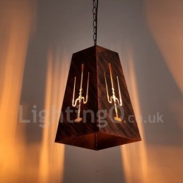 1 Luz Retro Vintage Pendente Luz Café Casa Pendente Lâmpada