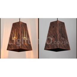 1 Luz Retro Vintage Pendente Luz Café Casa Pendente Lâmpada