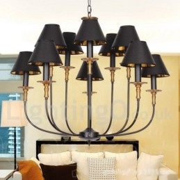 Lustre estilo vela retrô contemporâneo