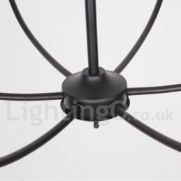 Lustre estilo vela retrô contemporâneo