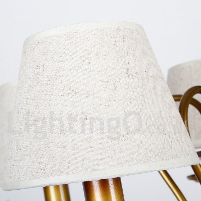 Lustre moderno contemporâneo rústico retrô estilo vela 3 luzes