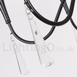 Lustre estilo vela estilo mediterrâneo de 6 luzes