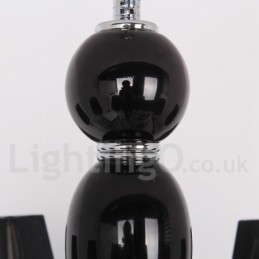 Lustre estilo vela de cristal K9 contemporâneo branco de 8 luzes