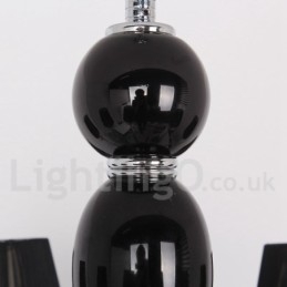 Lustre estilo vela de cristal K9 contemporâneo branco de 5 luzes