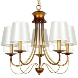 Lustre estilo vela contemporâneo moderno estilo mediterrâneo rústico de 5 luzes