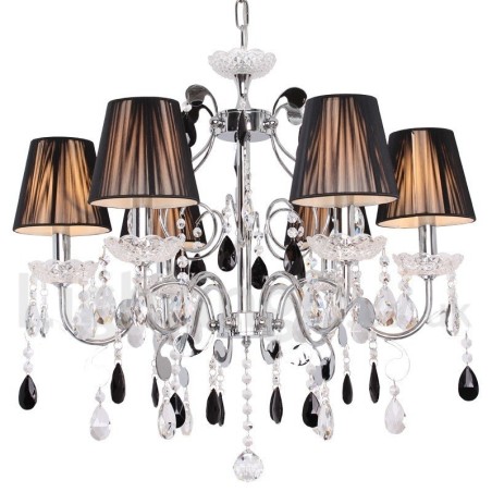 Lustre estilo vela de cristal K9 contemporâneo de 6 luzes Lustre estilo vela de cristal K9 contemporâneo de 6 luzes