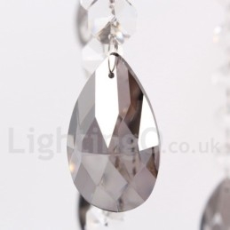 Lustre estilo vela de cristal K9 de 8 luzes