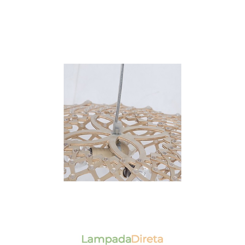 Lustre de madeira vintage