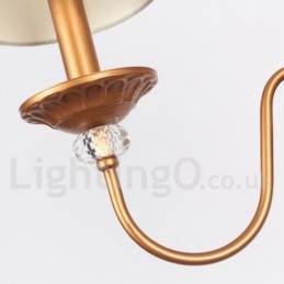 Lustre estilo vela retrô preto rústico de 5 luzes