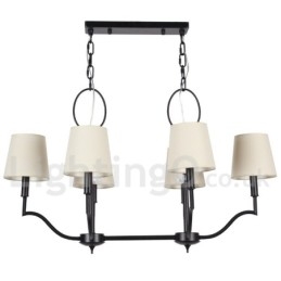 Lustre moderno e contemporâneo estilo vela de 6 luzes
