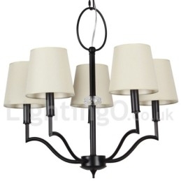 Lustre moderno e contemporâneo estilo vela de 5 luzes