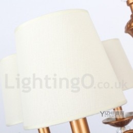 Lustre estilo vela retrô de 3 luzes