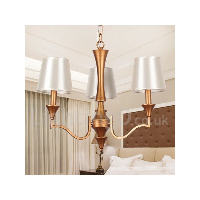 Lustre estilo vela estilo mediterrâneo de 3 luzes