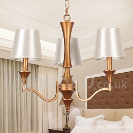 Lustre estilo vela estilo mediterrâneo de 3 luzes Lustre estilo vela estilo mediterrâneo de 3 luzes
