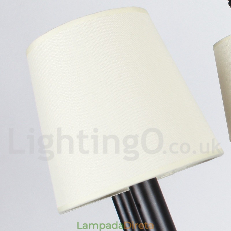 Lustre moderno e contemporâneo estilo vela de 3 luzes
