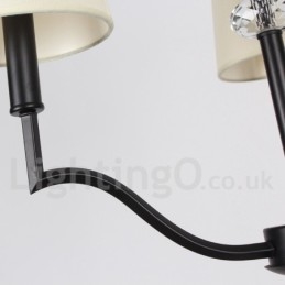 Lustre moderno e contemporâneo estilo vela de 3 luzes