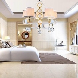 Lustre de tecido 5 luzes moderno minimalista lâmpada de alta qualidade
