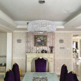Moderno K9 Cristal Teto Pendente Luz Interior Lustre Tambor Iluminação Lâmpadas Luminárias