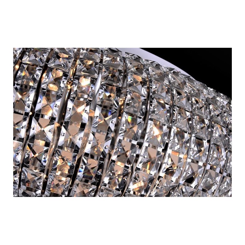 Moderno K9 Cristal Teto Pendente Luz Interior Lustre Tambor Iluminação Lâmpadas Luminárias
